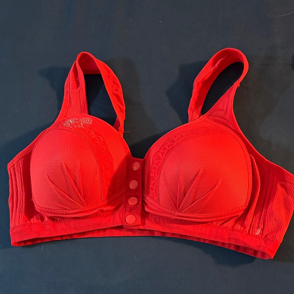 Red Women's Bra